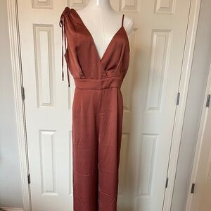 Lulus Rust Rose Pantsuit